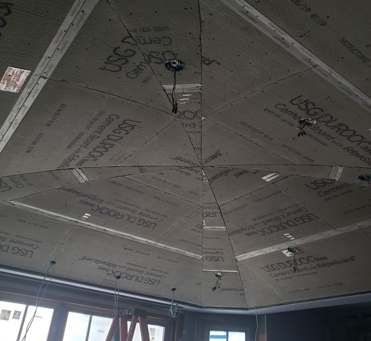 drywall drilled ceiling