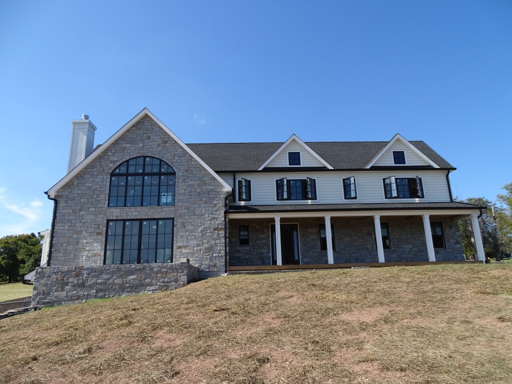 Louis & Sons drywall project house in Ringoes, NJ built by Carlos Santos