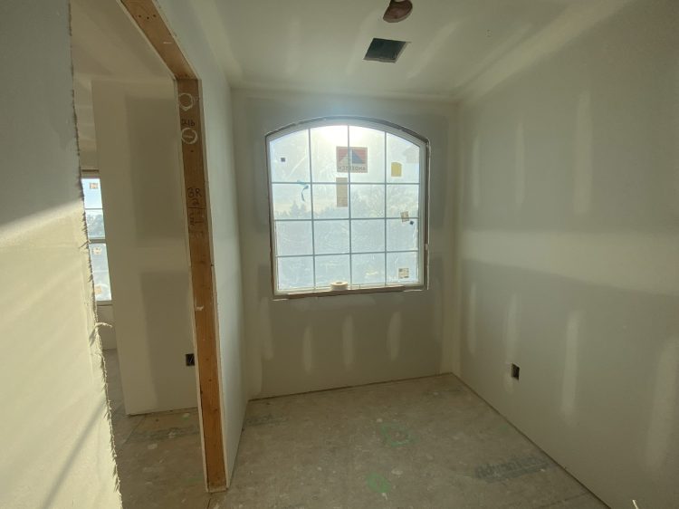 window with curved top