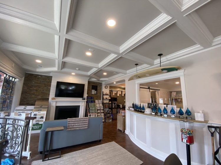 Inside of Dakan Homes office in Ortley Beach, NJ