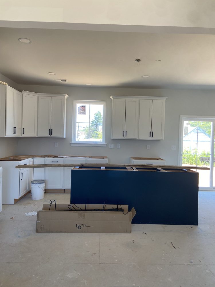 Hamilton house kitchen drywall JRM Construction