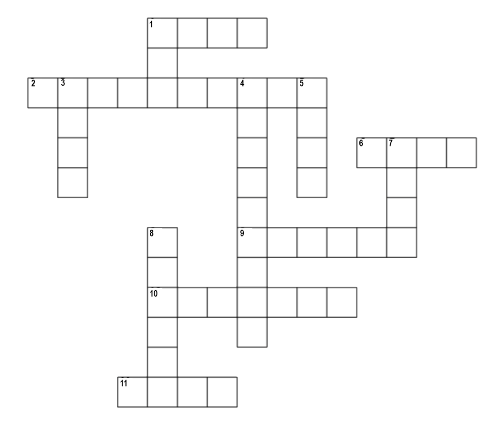 crossword blank